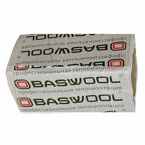 Плита минераловатная BASWOOL Руф В 180 1200х600х40 мм, 5 шт