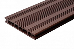 Террасная доска Ecodeck (шовная) 165*23,5*6000 коричневый