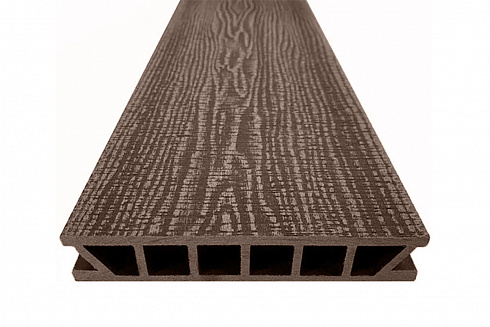 Террасная доска Deckron Woodlike 153*28*4000 коричневый