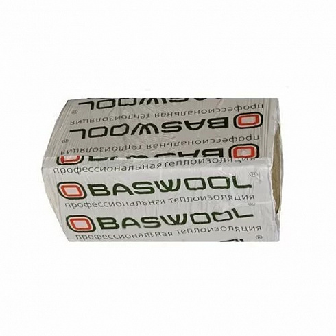 Плита минераловатная BASWOOL Вент Фасад 1200х600х120 мм, 2 шт