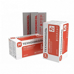 Экструзионный пенополистирол (XPS) ТЕХНОНИКОЛЬ Carbon Prof TB 1180х580х100 (2х50) мм, L-кромка, 4 шт