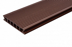 Террасная доска Deckron Classic 153*28*4000 коричневый